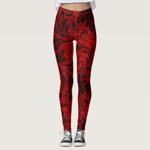 Red Velvet Leggins Leggings
