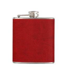 Red Velvet Personalised Home Casino Hip Flask