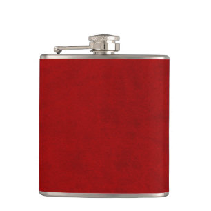 Red Velvet Personalised Home Casino Hip Flask