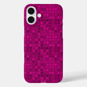 red velvet plum dots iPhone 16 plus case