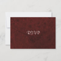 Red Velvet Retro Flowers and Butterflies Abstract