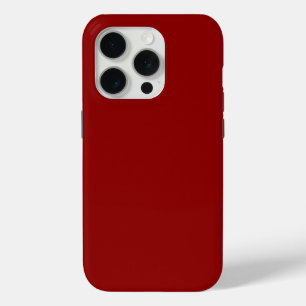 Red Velvet Solid Colour   Classic   Elegant  iPhone 15 Pro Case