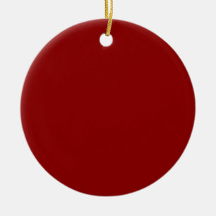Red Velvet Solid Colour   Classic   Elegant  Ceramic Tree Decoration