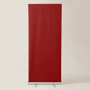 Red Velvet Solid Colour Classic Elegant Retractable Banner