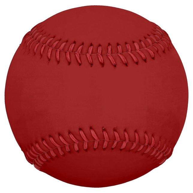 Red Velvet Solid Colour | Classic | Elegant  Softball (Front)
