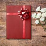 Red Velvet Solid Colour | Classic | Elegant Wrapping Paper<br><div class="desc">Red Velvet Solid Colour | Classic | Elegant | Trendy | Stylish | Gift</div>