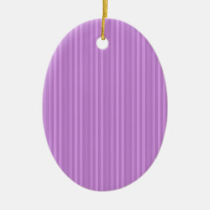 Red Vertical Stripes Pattern Ceramic Tree Decoration