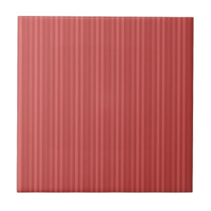 Red Vertical Stripes Pattern Tile