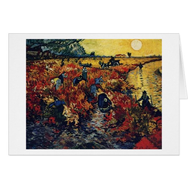 Red Vineyard, Van Gogh, 1888 (Front Horizontal)
