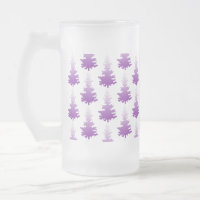 Red-Violet Evergreen Christmas Tree