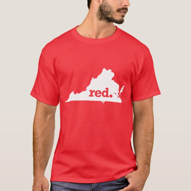 RED VIRGINIA T-Shirt (Front)