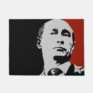 Red Vladimir Putin Doormat