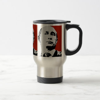 Red Vladimir Putin Travel Mug