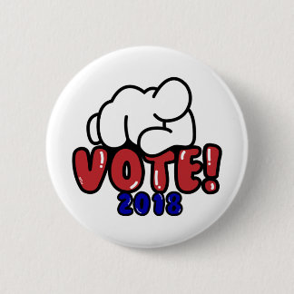 Red VOTE 2018 button