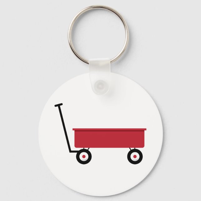Red Wagon Key Ring (Front)