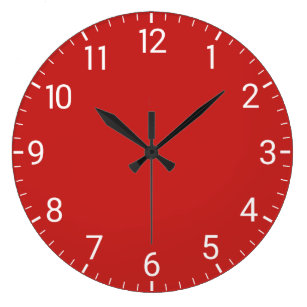 Red Wall Clock