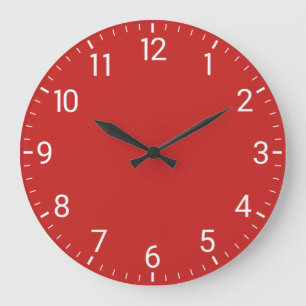 Red Wall Clock