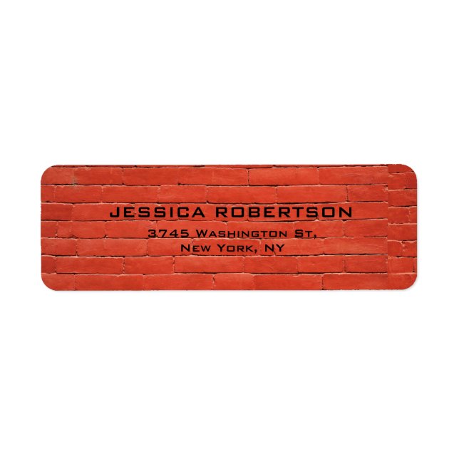 Red Wall Minimalist Plain Elegant Modern Trendy (Front)