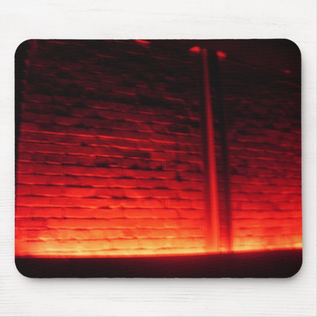 Red Wall Mouse Mat (Front)