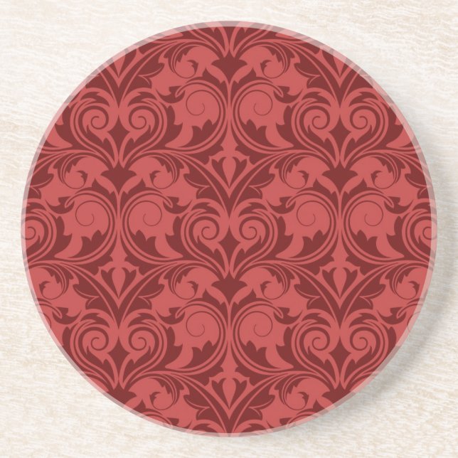 Red Wallpaper Coaster (Front)