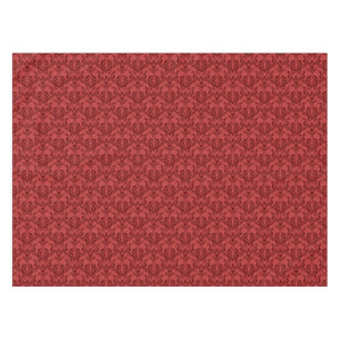 Red Wallpaper Tablecloth