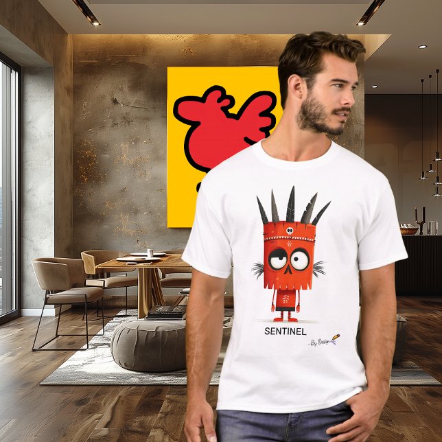 Red Warrior | SENTINEL - By Design | Unique  T-Shirt (Creator Uploaded)