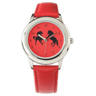 Red Watch with Couple Horse - Choose Colour