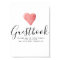 Red Watercolor Heart Wedding Guestbook Sign