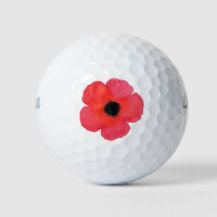 Red Watercolor Poppy
