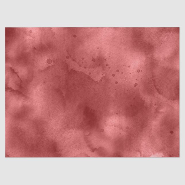Red Watercolor   Tissue Paper (Front)