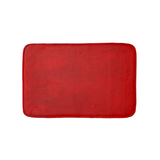 RED Watercolor Wash Bath Mat