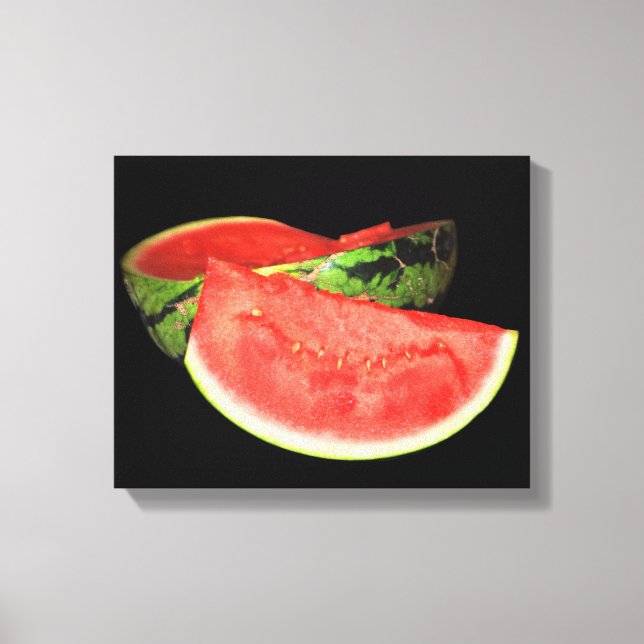 Red Watermelon Canvas Print (Front)