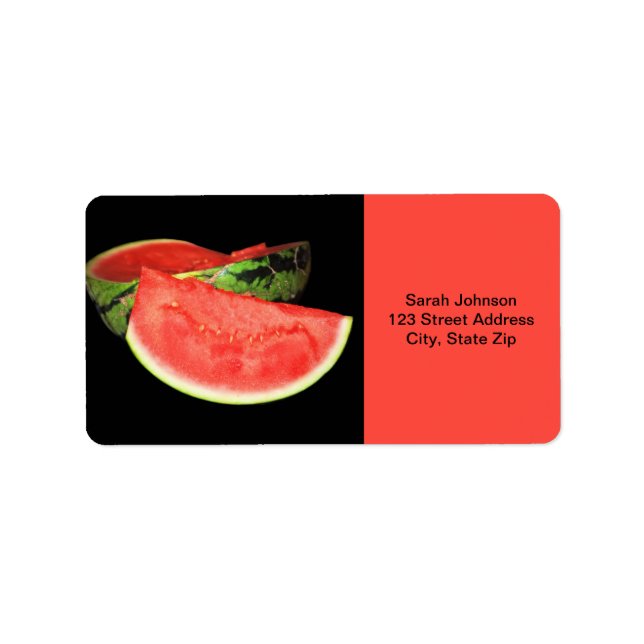 Red Watermelon Label (Front)