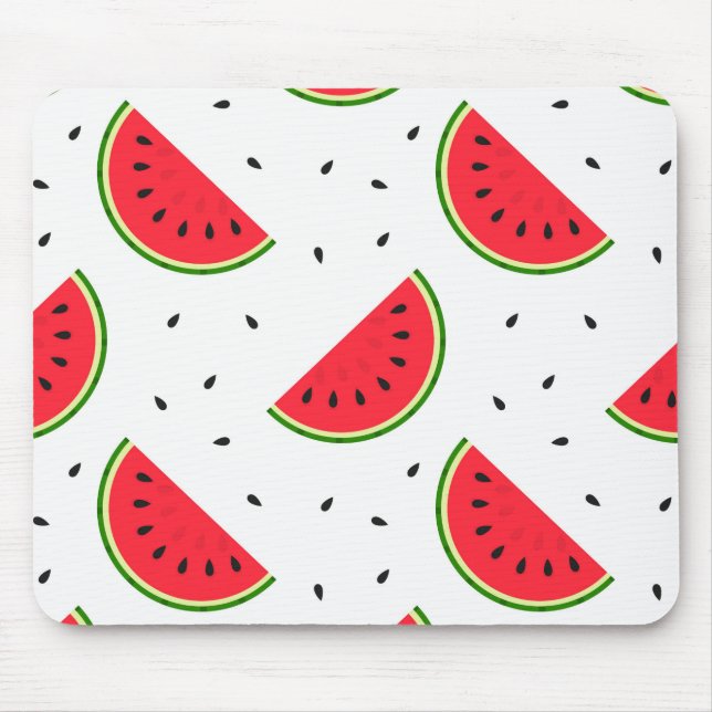 Red watermelons design mouse mat (Front)