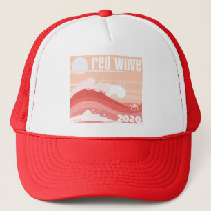 RED WAVE 2020 - CONSERVATIVE/TRUMP/MAGA/KAG TRUCKER HAT