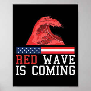 Red Wave Is Coming 2025 Presidential Election Repu Poster
