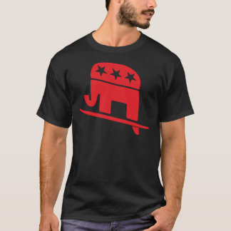 Red Wave Is Coming Republican Elephant Southern Re T-Shirt
