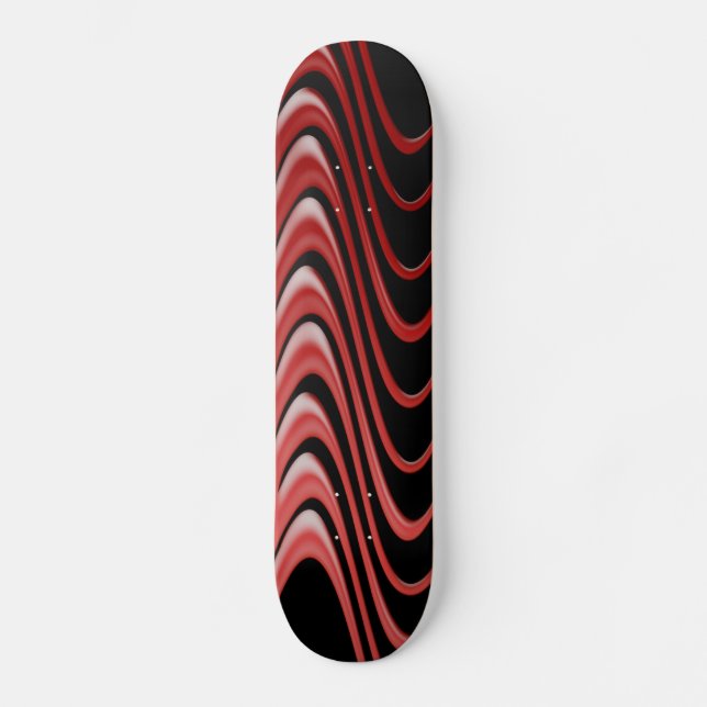 Red Waves Skateboards (Front)