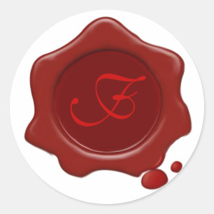 RED WAX SEAL Monogram