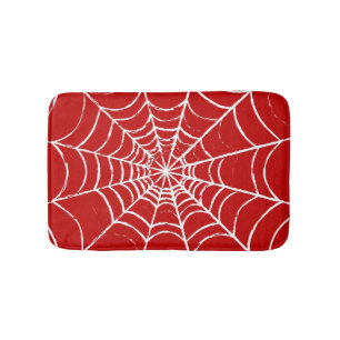 Red Web Bath Mat