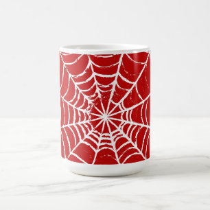 Red Web Coffee Mug