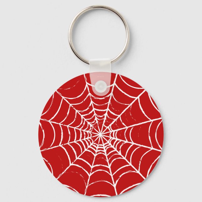 Red Web Key Ring (Front)