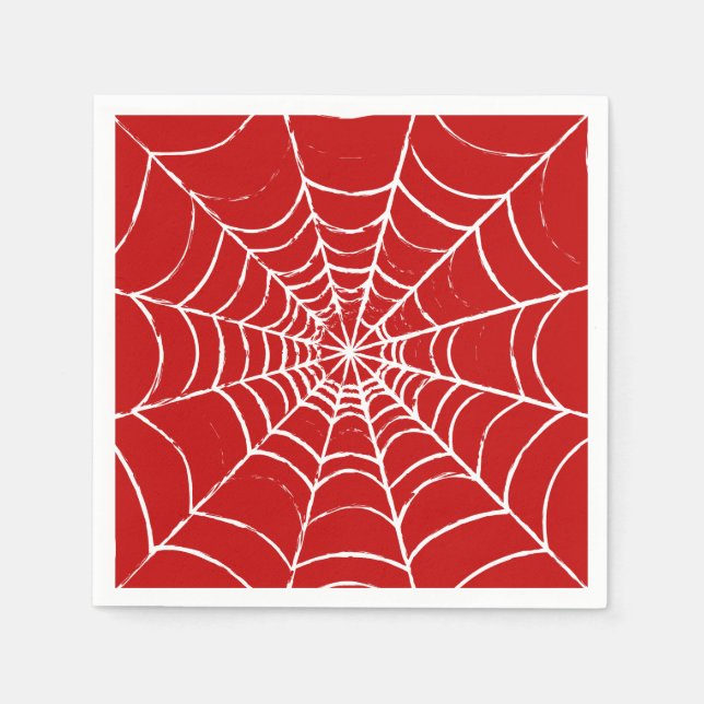 Red Web Napkin (Front)