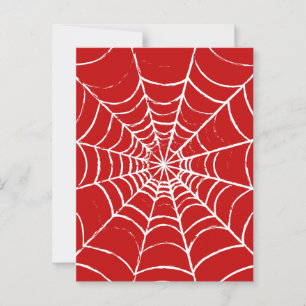 Red Web Postcard