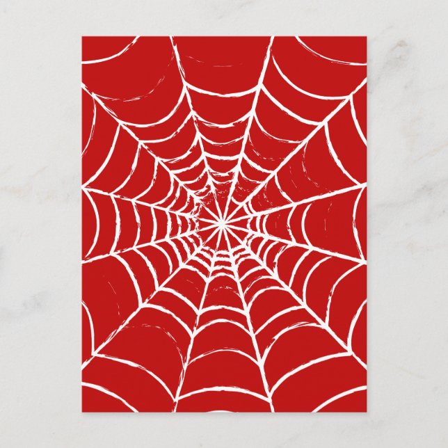 Red Web Postcard (Front)