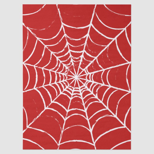 Red Web Tissue Paper (Front)