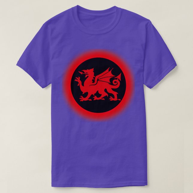 Red Welsh Dragon 1 T-Shirt (Design Front)
