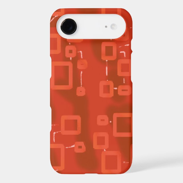 Red Whimsical Geometric Abstract (Back)