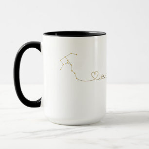 Red Whisper — One-Line Soundwave Love Art Mug
