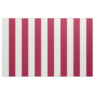 Red & White 2" Stripe USA Victorian Fabric